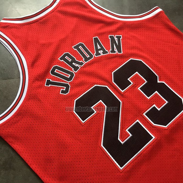 Camiseta Chicago Bulls Michael Jordan NO 23 Mitchell & Ness 1996-97 Rojo